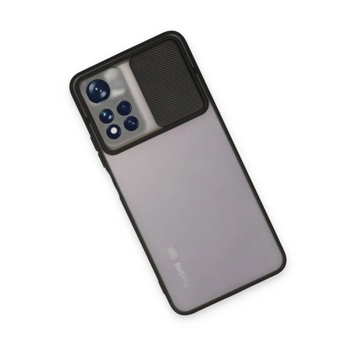 Newface Xiaomi Redmi Note 11T Kılıf Palm Buzlu Kamera Sürgülü Silikon