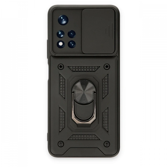 Xiaomi Redmi Note 11T Kılıf Pars Lens Yüzüklü Silikon