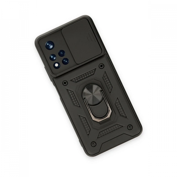 Xiaomi Redmi Note 11T Kılıf Pars Lens Yüzüklü Silikon