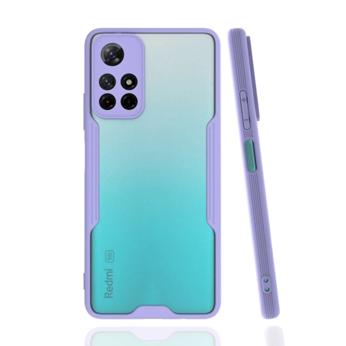 Newface Xiaomi Redmi Note 11T Kılıf Platin Silikon