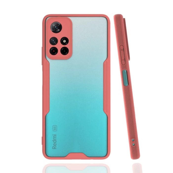 Newface Xiaomi Redmi Note 11T Kılıf Platin Silikon