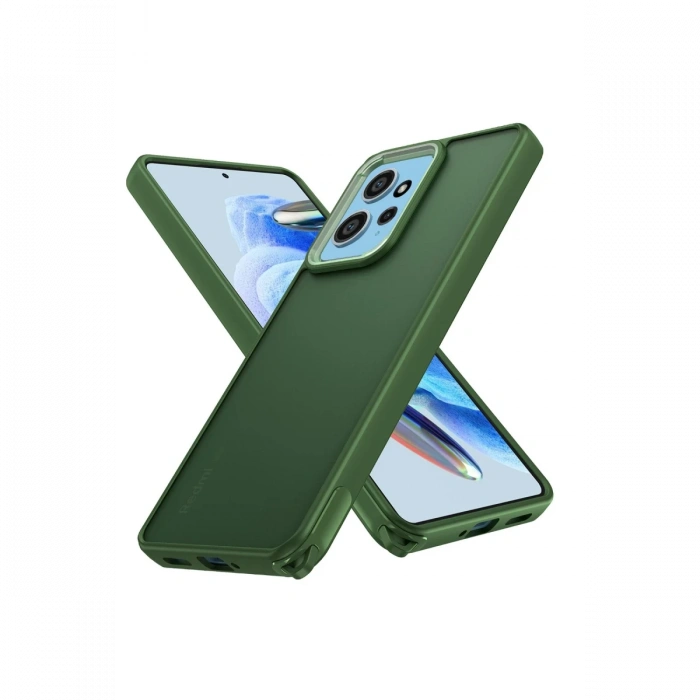 Newface Xiaomi Redmi Note 12 4G Kılıf Elegant Kapak - Yeşil