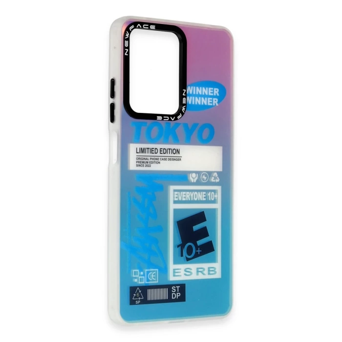 Newface Xiaomi Redmi Note 12 4G Kılıf Estoril Desenli Kapak