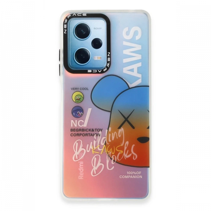 Newface Xiaomi Redmi Note 12 4G Kılıf Estoril Desenli Kapak