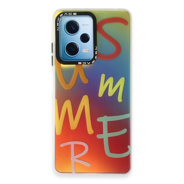 Newface Xiaomi Redmi Note 12 4G Kılıf Estoril Desenli Kapak