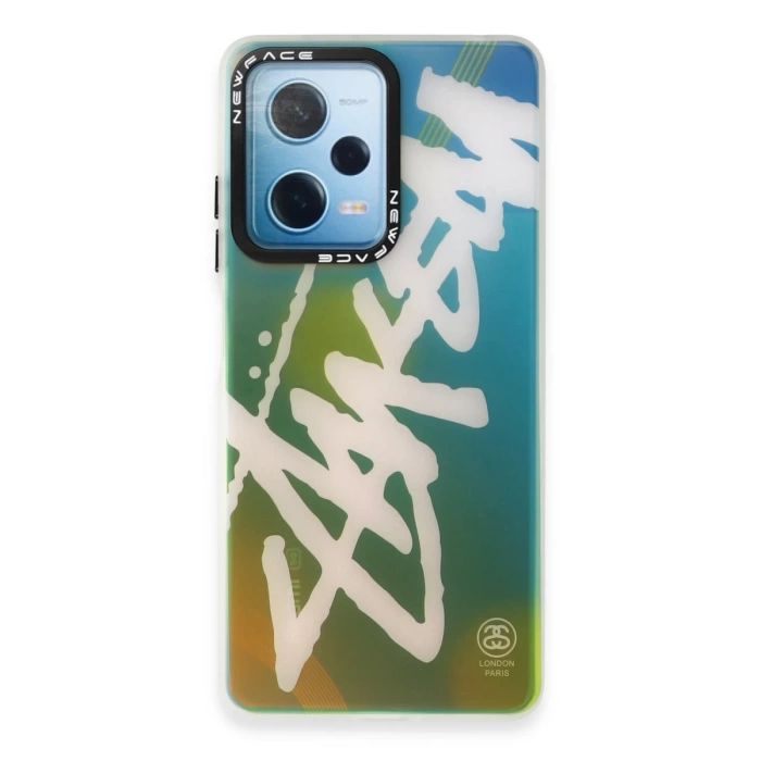 Newface Xiaomi Redmi Note 12 4G Kılıf Estoril Desenli Kapak