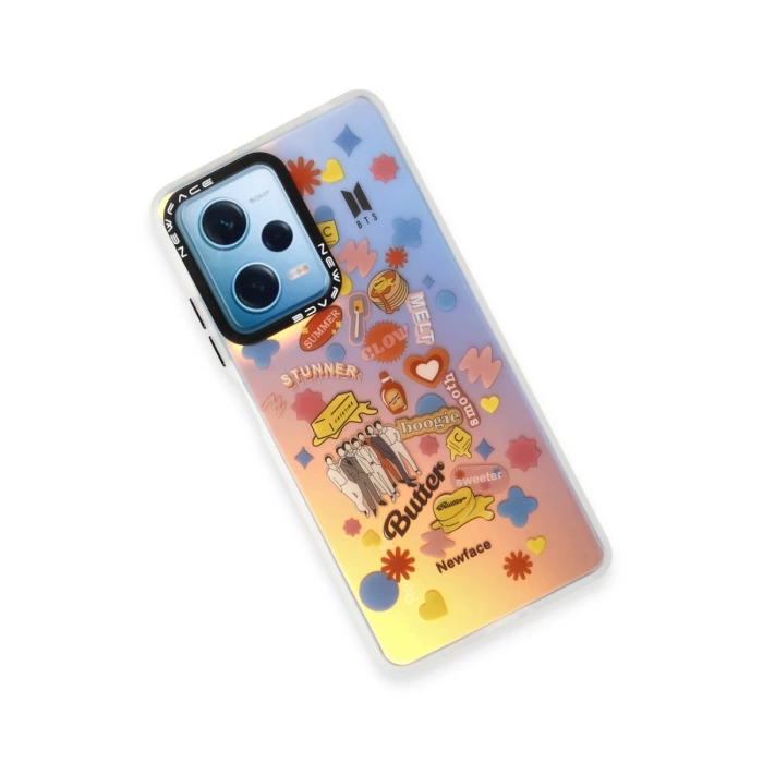 Newface Xiaomi Redmi Note 12 4G Kılıf Estoril Desenli Kapak