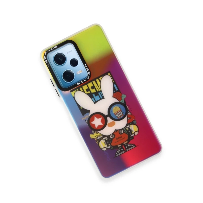 Newface Xiaomi Redmi Note 12 4G Kılıf Estoril Desenli Kapak