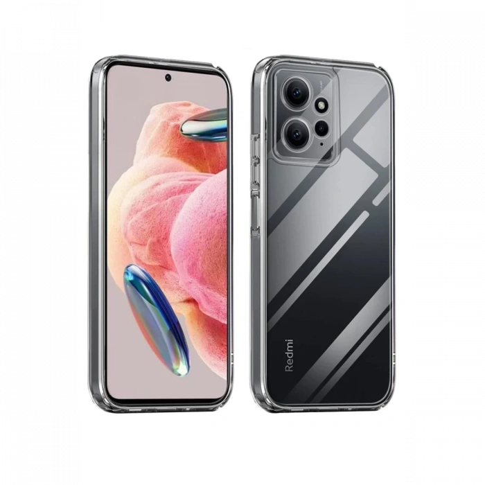 Newface Xiaomi Redmi Note 12 4G Kılıf Lüx Şeffaf Silikon