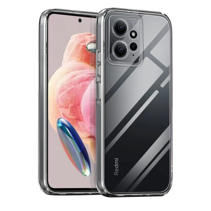 Newface Xiaomi Redmi Note 12 4G Kılıf Lüx Şeffaf Silikon