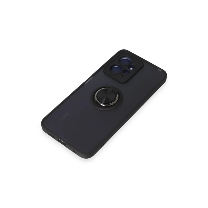 Newface Xiaomi Redmi Note 12 4G Kılıf Montreal Yüzüklü Silikon Kapak