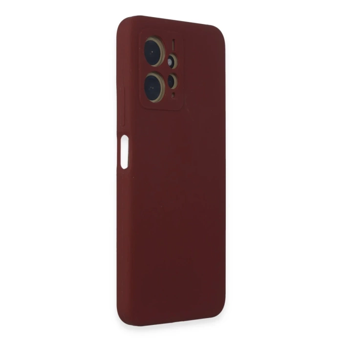 Newface Xiaomi Redmi Note 12 4G Kılıf Nano içi Kadife Silikon - Bordo