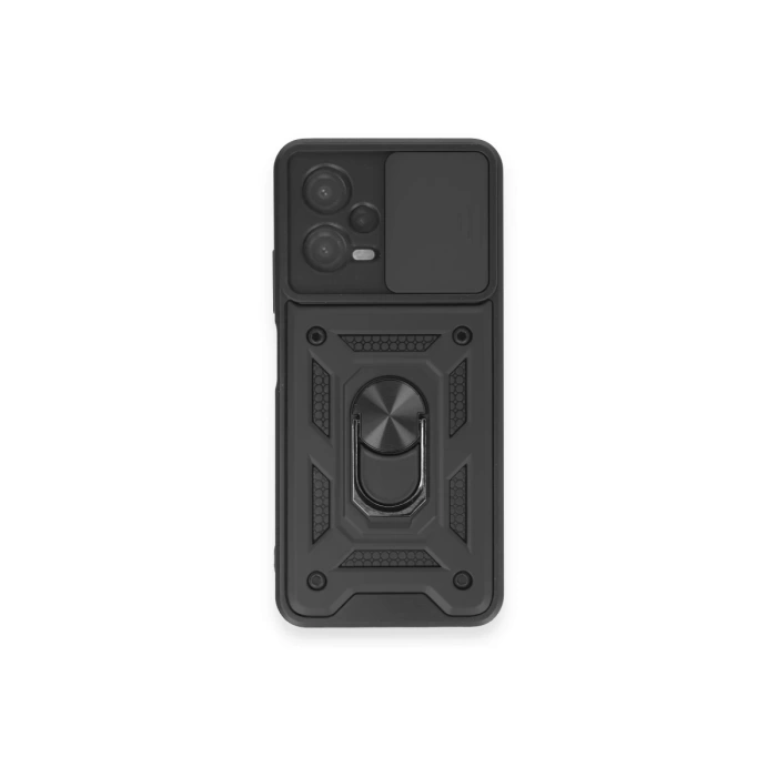 Newface Xiaomi Redmi Note 12 4G Kılıf Pars Lens Yüzüklü Silikon