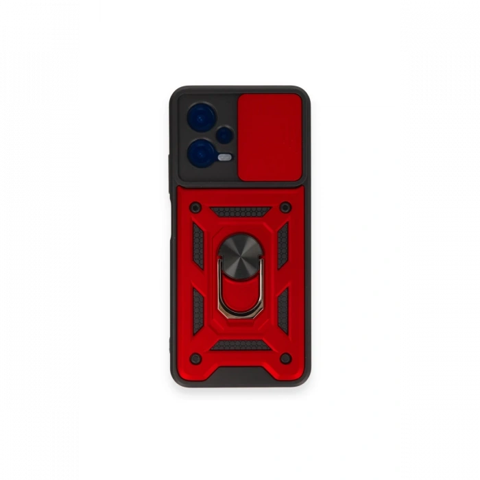 Newface Xiaomi Redmi Note 12 4G Kılıf Pars Lens Yüzüklü Silikon