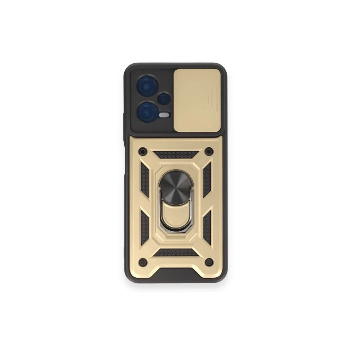 Newface Xiaomi Redmi Note 12 4G Kılıf Pars Lens Yüzüklü Silikon