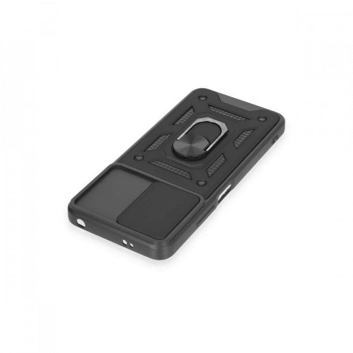 Newface Xiaomi Redmi Note 12 4G Kılıf Pars Lens Yüzüklü Silikon