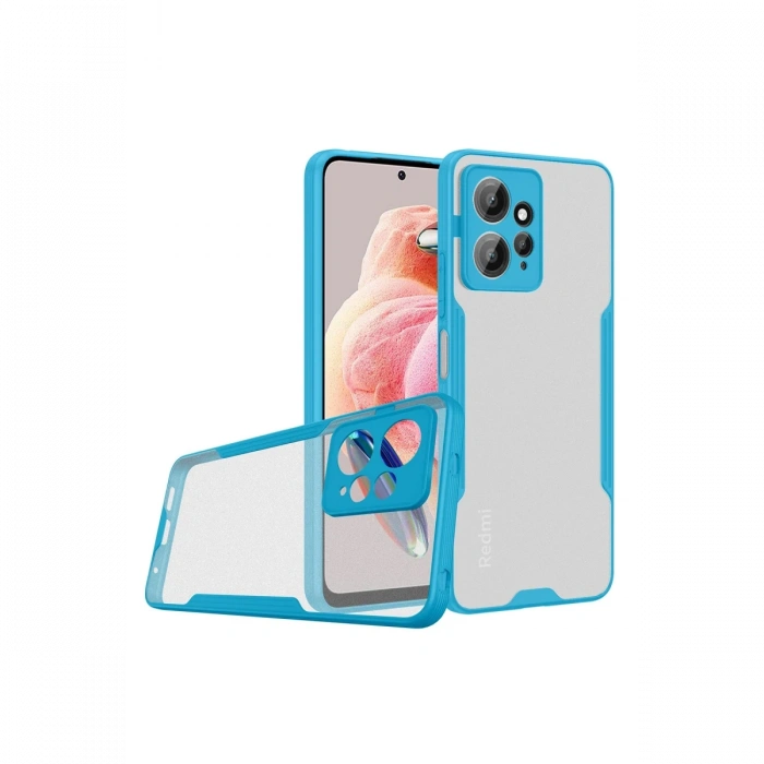 Newface Xiaomi Redmi Note 12 4G Kılıf Platin Silikon