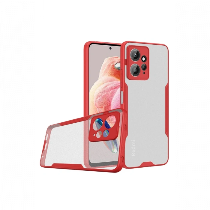 Newface Xiaomi Redmi Note 12 4G Kılıf Platin Silikon