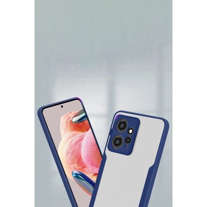 Newface Xiaomi Redmi Note 12 4G Kılıf Platin Silikon