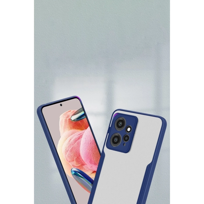 Newface Xiaomi Redmi Note 12 4G Kılıf Platin Silikon