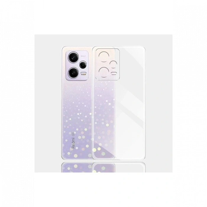 Newface Xiaomi Redmi Note 12 5G Kılıf Lüx Şeffaf Silikon
