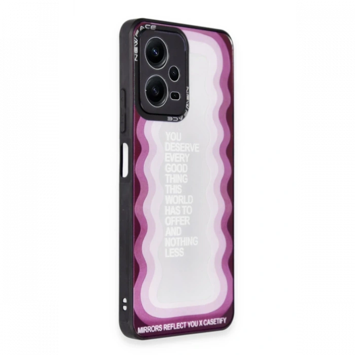 Newface Xiaomi Redmi Note 12 5G Kılıf Mirror Desenli Kapak
