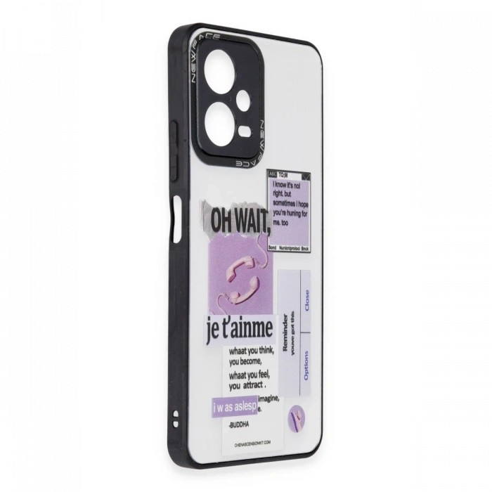 Xiaomi Redmi Note 12 5G Kılıf Mirror Desenli Kapak