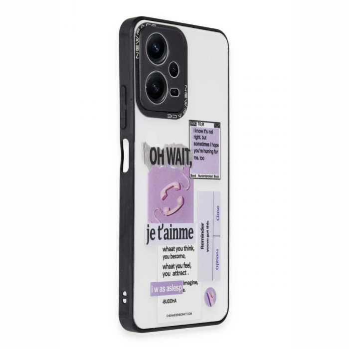 Xiaomi Redmi Note 12 5G Kılıf Mirror Desenli Kapak