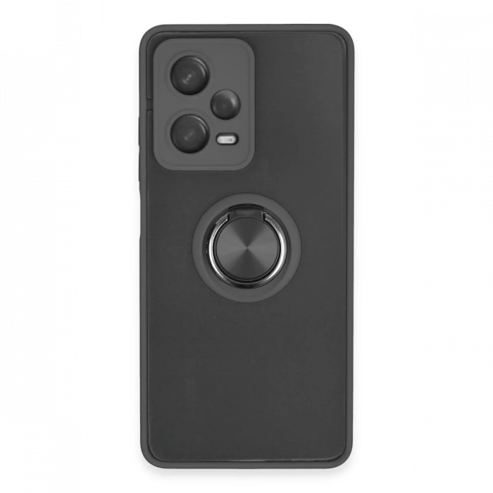 Newface Xiaomi Redmi Note 12 5G Kılıf Montreal Yüzüklü Silikon Kapak