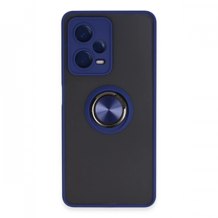 Newface Xiaomi Redmi Note 12 5G Kılıf Montreal Yüzüklü Silikon Kapak