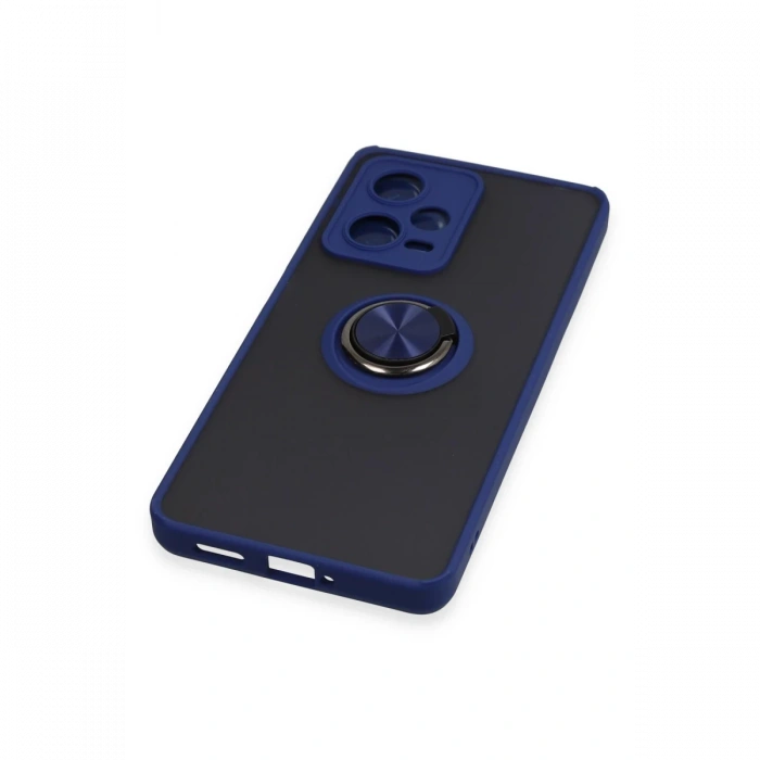 Newface Xiaomi Redmi Note 12 5G Kılıf Montreal Yüzüklü Silikon Kapak