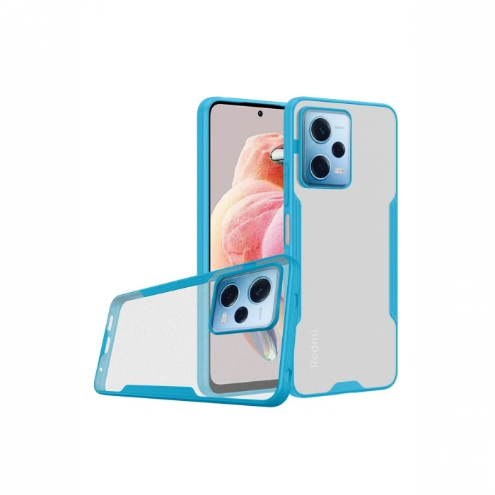 Newface Xiaomi Redmi Note 12 5G Kılıf Platin Silikon