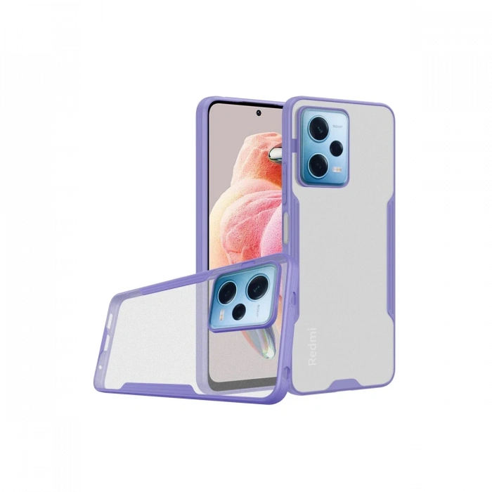Newface Xiaomi Redmi Note 12 5G Kılıf Platin Silikon