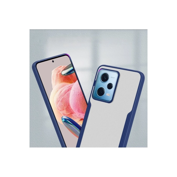 Newface Xiaomi Redmi Note 12 5G Kılıf Platin Silikon - Siyah