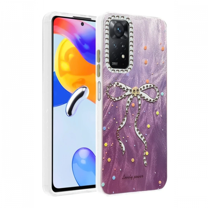 Newface Xiaomi Redmi Note 12 Pro 4G Kılıf Blade Aynalı Desenli Kapak