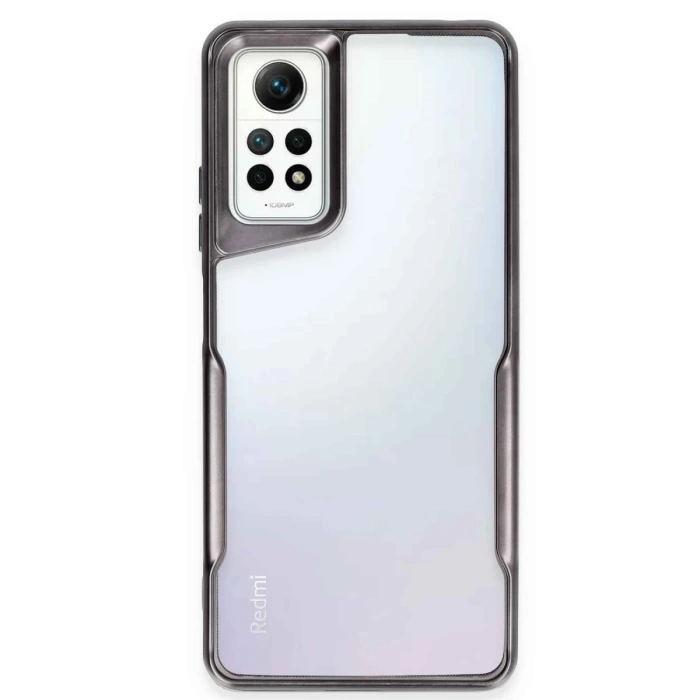 Newface Xiaomi Redmi Note 12 Pro 4G Kılıf Boyi Silikon Kapak - Siyah