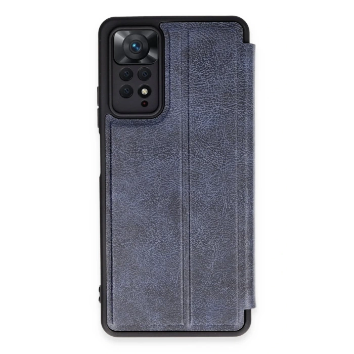 Newface Xiaomi Redmi Note 12 Pro 4G Kılıf Flip Cover - Lacivert
