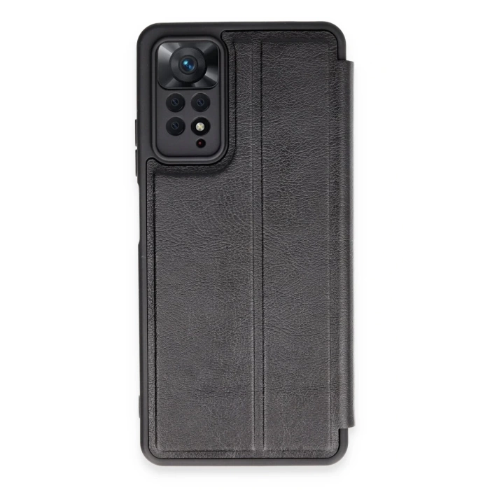 Newface Xiaomi Redmi Note 12 Pro 4G Kılıf Flip Cover - Siyah