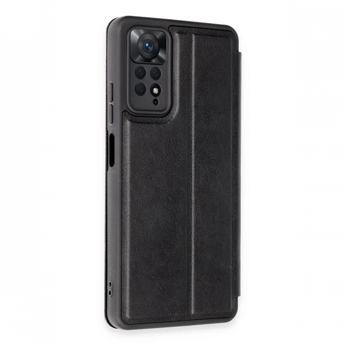 Newface Xiaomi Redmi Note 12 Pro 4G Kılıf Flip Cover - Siyah