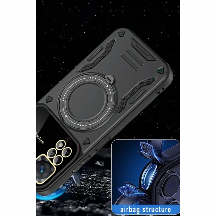 Newface Xiaomi Redmi Note 12 Pro 4G Kılıf Joy Lens Standlı Kapak