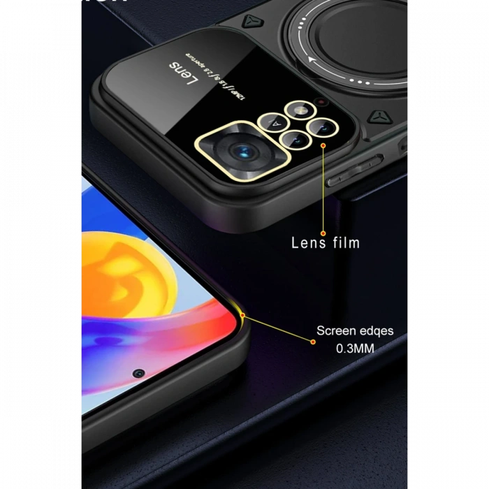 Newface Xiaomi Redmi Note 12 Pro 4G Kılıf Joy Lens Standlı Kapak