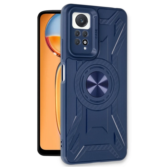 Newface Xiaomi Redmi Note 12 Pro 4G Kılıf Lincoln Silikon - Lacivert