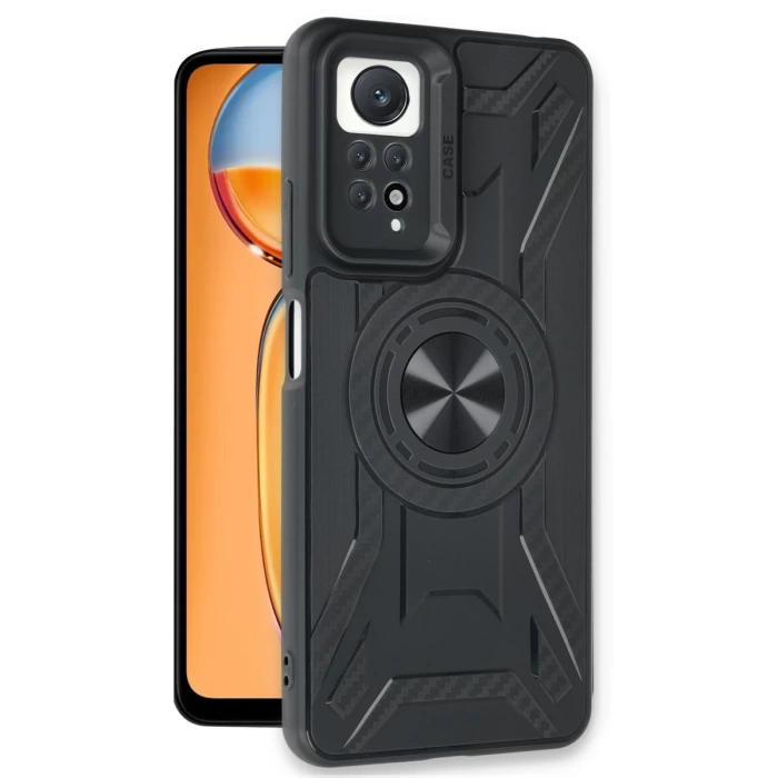 Newface Xiaomi Redmi Note 12 Pro 4G Kılıf Lincoln Silikon - Siyah