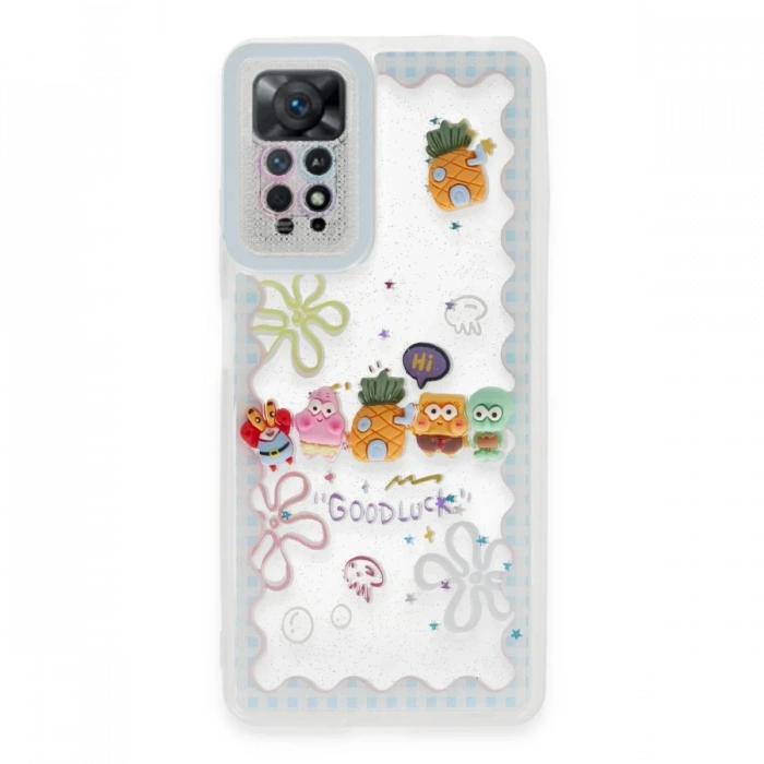 Newface Xiaomi Redmi Note 12 Pro 4G Kılıf Sweet Desenli Silikon Kapak