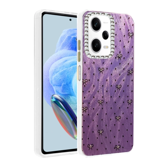 Newface Xiaomi Redmi Note 12 Pro 5G Kılıf Blade Aynalı Desenli Kapak