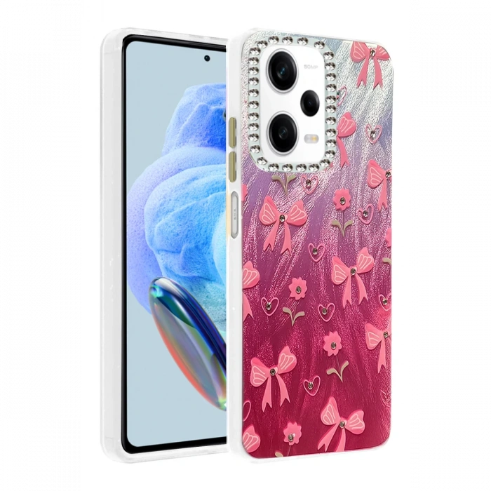Newface Xiaomi Redmi Note 12 Pro 5G Kılıf Blade Aynalı Desenli Kapak