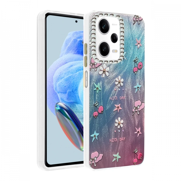 Newface Xiaomi Redmi Note 12 Pro 5G Kılıf Blade Aynalı Desenli Kapak