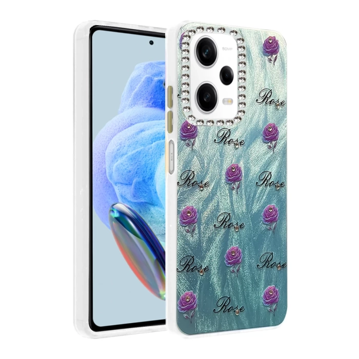 Newface Xiaomi Redmi Note 12 Pro 5G Kılıf Blade Aynalı Desenli Kapak