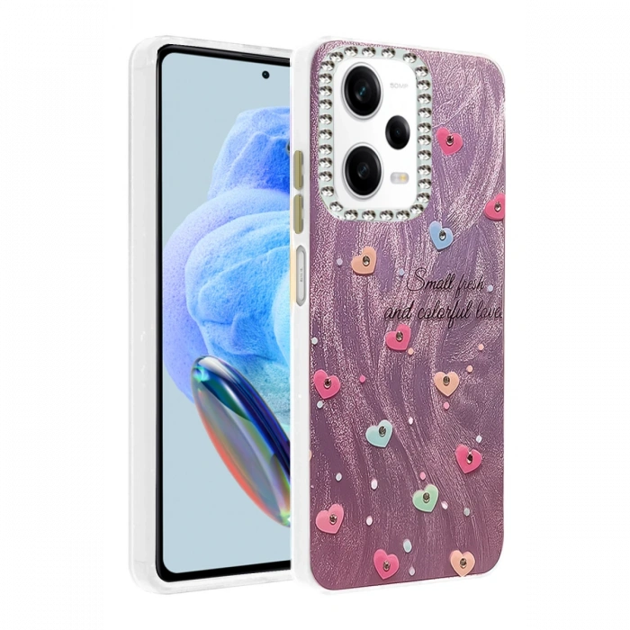 Newface Xiaomi Redmi Note 12 Pro 5G Kılıf Blade Aynalı Desenli Kapak