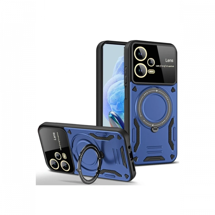 Newface Xiaomi Redmi Note 12 Pro 5G Kılıf Joy Lens Standlı Kapak
